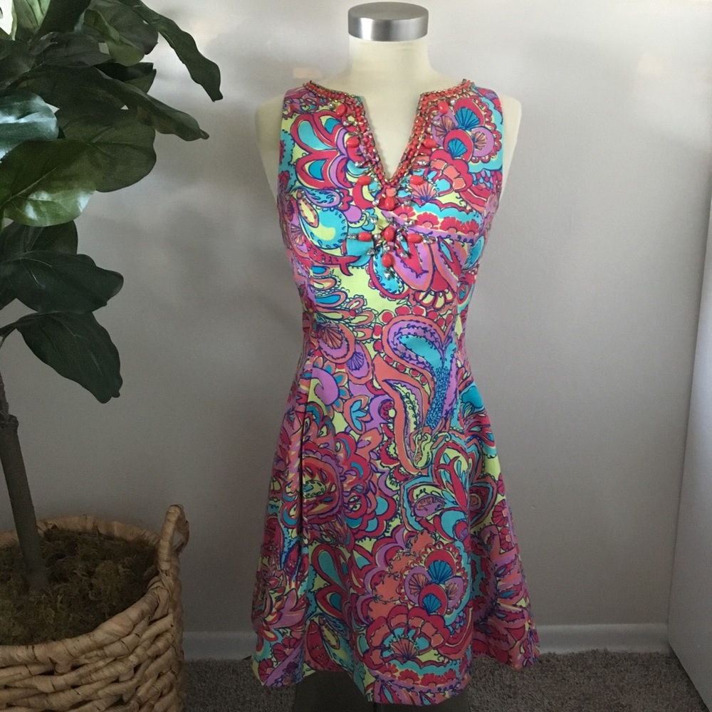 Lilly Pulitzer Embroidered Dress